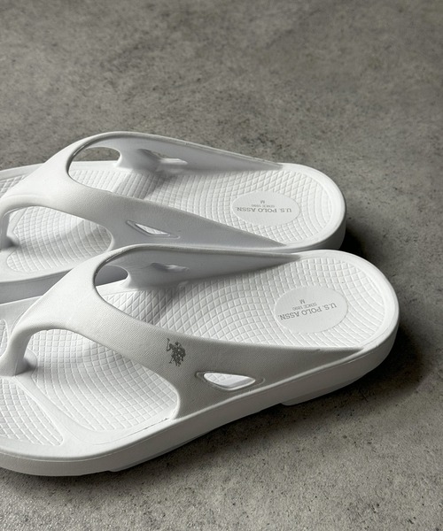 U.S. POLO ASSN.（ユーエスポロアッスン）の「【U.S. POLO ASSN.】超軽量！EVA素材クッションサンダル（サンダル・レディース・ピンク/ホワイト/サックスブルー/ブラック・L/M/S）」の5枚目の写真