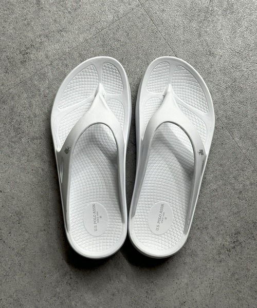 U.S. POLO ASSN.（ユーエスポロアッスン）の「【U.S. POLO ASSN.】超軽量！EVA素材クッションサンダル（サンダル・レディース・ピンク/ホワイト/サックスブルー/ブラック・L/M/S）」の6枚目の写真