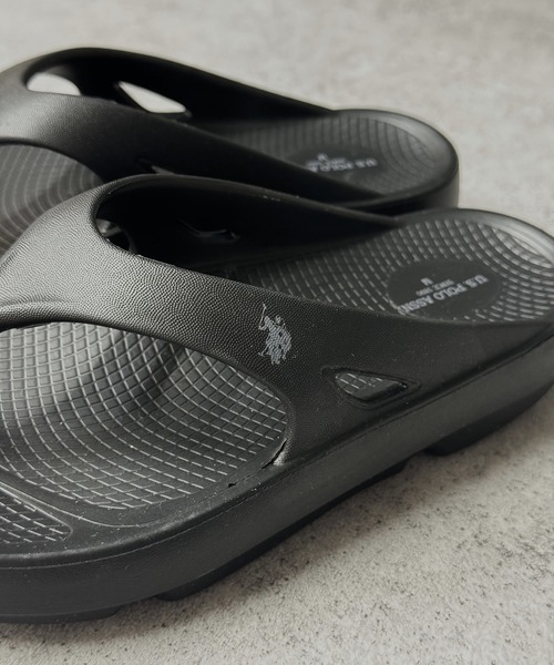 U.S. POLO ASSN.（ユーエスポロアッスン）の「【U.S. POLO ASSN.】超軽量！EVA素材クッションサンダル（サンダル・レディース・ピンク/ホワイト/サックスブルー/ブラック・L/M/S）」の7枚目の写真