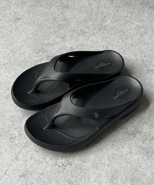 U.S. POLO ASSN.（ユーエスポロアッスン）の「【U.S. POLO ASSN.】超軽量！EVA素材クッションサンダル（サンダル・レディース・ピンク/ホワイト/サックスブルー/ブラック・L/M/S）」の17枚目の写真