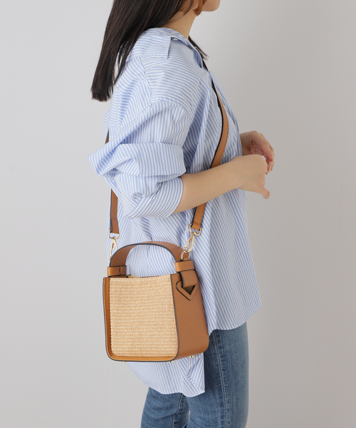 Spick & Span（スピックアンドスパン）の「【CONTIGO / コンティゴ】 Giulia Rafia BAG（ショルダーバッグ・レディース・ベージュ・FREE）」の19枚目の写真