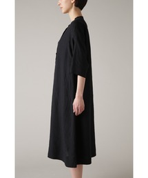 未着用　MARGARET HOWELL 日本製　リネン100%ブラックワンピース MARGARET HOWELL（マーガレットハウエル）の「BLACK LINEN
