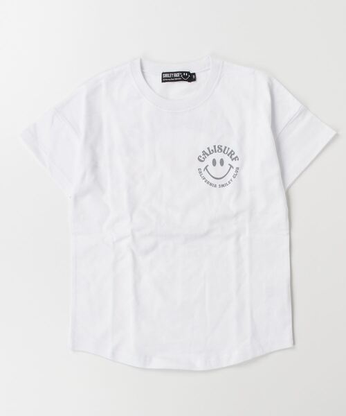 ムラサキスポーツ（ムラサキスポーツ）の「CALIFORNIA T-SHIRTS/カリフォルニア キッズ Tシャツ PTEE 242CF3ST193（Tシャツ/カットソー・キッズ・ホワイト×ピンク/ネイビー/グリーン/ホワイト×イエロー・130cm/140cm/150cm/160cm）」の16枚目の写真