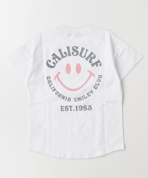 ムラサキスポーツ（ムラサキスポーツ）の「CALIFORNIA T-SHIRTS/カリフォルニア キッズ Tシャツ PTEE 242CF3ST193（Tシャツ/カットソー・キッズ・ホワイト×ピンク/ネイビー/グリーン/ホワイト×イエロー・130cm/140cm/150cm/160cm）」の15枚目の写真