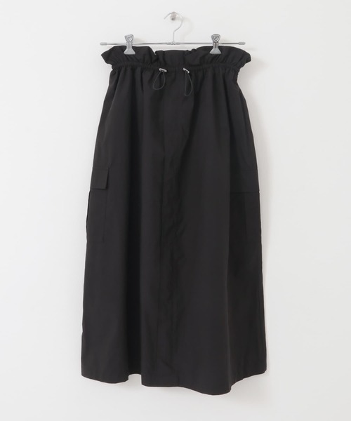 ITEMS URBANRESEARCH（アイテムズ アーバンリサーチ）の「ドロストカーゴスカート（スカート・レディース・ブラック/カーキ・FREE）」の19枚目の写真