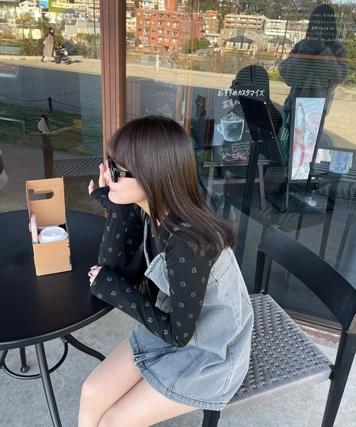 RiLi(リリ)の「デニムビスチェミニワンピ【RL】(ワンピース・レディース・グレー/ブルー・FREE)」の16枚目の写真