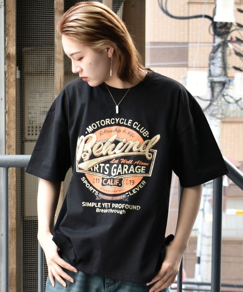 Starting Over（スターティングオーバー）の「oversize old print T-shirt/オーバーサイズ オールド プリント クルーネック 半袖Tシャツ（Tシャツ/カットソー・メンズ・チャコールグレー/ブラック系その他/ホワイト系その他2/ブラック/グレー系その他/ブラック系その他2/ホワイト/ホワイト系その他/グレー系その他2・M/L/XL）」の6枚目の写真