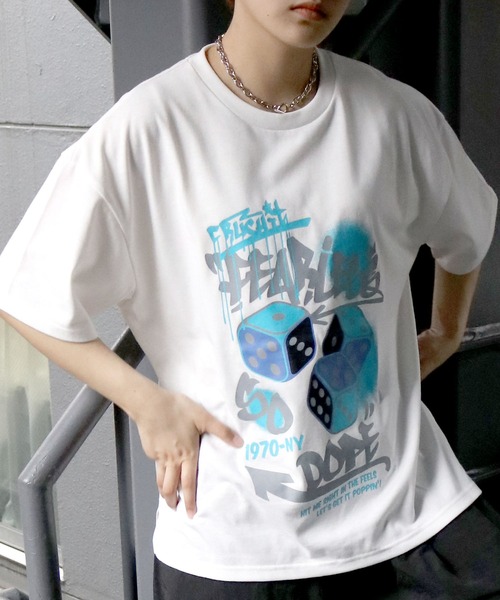 Starting Over（スターティングオーバー）の「oversize old print T-shirt/オーバーサイズ オールド プリント クルーネック 半袖Tシャツ（Tシャツ/カットソー・メンズ・チャコールグレー/ブラック系その他/ホワイト系その他2/ブラック/グレー系その他/ブラック系その他2/ホワイト/ホワイト系その他/グレー系その他2・M/L/XL）」の16枚目の写真