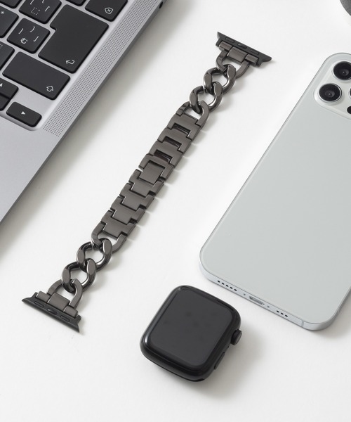 emonique(エモニーク)の「Apple Watch バンド スマートウォッチバンド 合金【38/40/41/42/44/45/49mm対応】(デジタル腕時計・レディース・ピンクゴールド/ゴールド/ブラック/シルバー・38/42)」の6枚目の写真