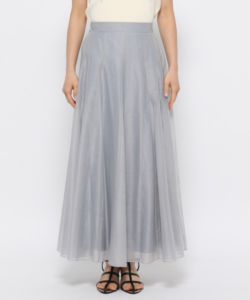 新品 mysty woman ミスティウーマン チュールスカート シアー 透け感 新品 mysty woman ミスティウーマン チュールスカート シアー