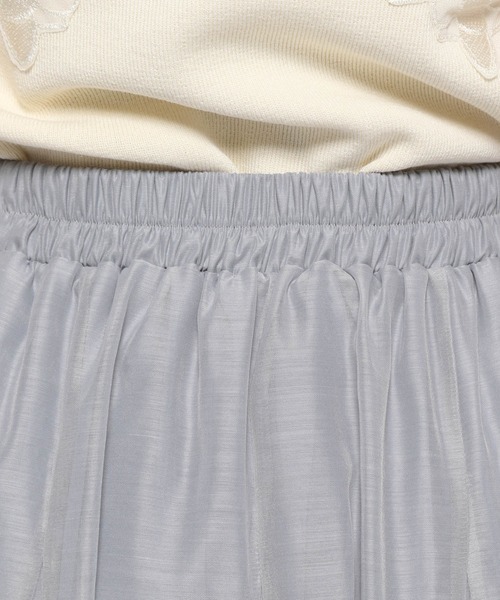 mysty woman(ミスティウーマン)の「シアーマチフレアスカート 120994(スカート・レディース・アイボリー/ブラック/グレー・FREE)」の14枚目の写真