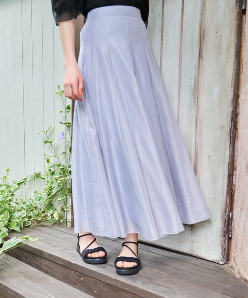 mysty woman(ミスティウーマン)の「シアーマチフレアスカート 120994(スカート・レディース・アイボリー/ブラック/グレー・FREE)」の20枚目の写真