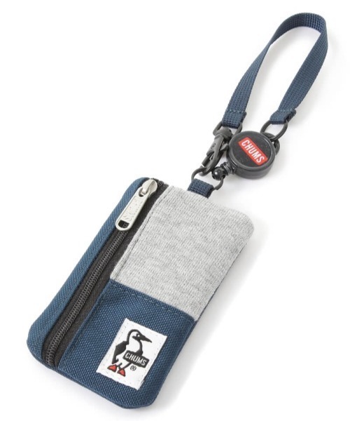 CHUMS（チャムス）の「CHUMS/チャムス パスケース PASS CASE SWEAT NYLON コミューターパスケーススウェットナイロン CH60-3619（パスケース・メンズ・グレー系その他/ブラック/ピンク系その他/グリーン/ブルー系その他・FREE）」の3枚目の写真