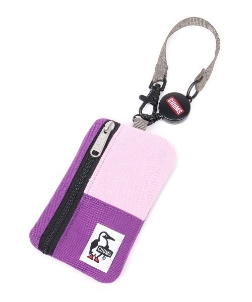 CHUMS（チャムス）の「CHUMS/チャムス パスケース PASS CASE SWEAT NYLON コミューターパスケーススウェットナイロン CH60-3619（パスケース・メンズ・グレー系その他/ブラック/ピンク系その他/グリーン/ブルー系その他・FREE）」の5枚目の写真