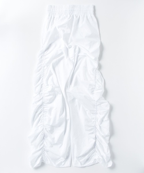 .KOM（ドットコム）の「『.KOM/ドットケーオーエム』シャーリングワイドパンツ【Y】【CN】（その他パンツ・レディース・ホワイト/ブラック・S）」の11枚目の写真