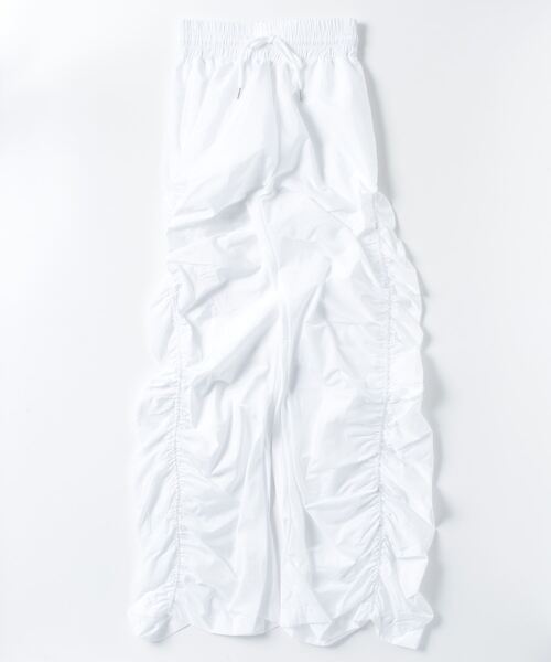 .KOM（ドットコム）の「『.KOM/ドットケーオーエム』シャーリングワイドパンツ【Y】【CN】（その他パンツ・レディース・ホワイト/ブラック・S）」の10枚目の写真