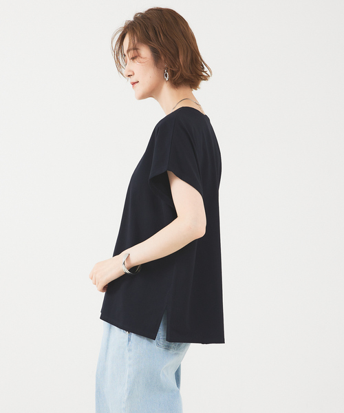 abahouse mavie（アバハウスマヴィ）の「刺繍ロゴ半袖Tシャツ（Tシャツ/カットソー・レディース・ホワイト/ホワイト系その他/グレー系その他/ダークネイビー/ホワイト系その他2/グレー系その他2・フリー）」の10枚目の写真