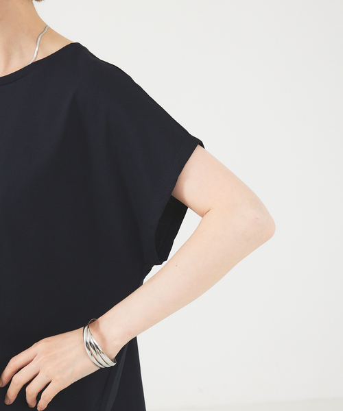 abahouse mavie（アバハウスマヴィ）の「刺繍ロゴ半袖Tシャツ（Tシャツ/カットソー・レディース・ホワイト/ホワイト系その他/グレー系その他/ダークネイビー/ホワイト系その他2/グレー系その他2・フリー）」の12枚目の写真