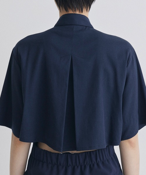 STUDIOUS（ステュディオス）の「【STUDIOUS/ステュディオス】コルセットディティールシャツドレス/ウエストマーク/フィット＆フレア（ワンピース・レディース・ネイビー/グレイッシュベージュ/ブラック・2/1）」の20枚目の写真