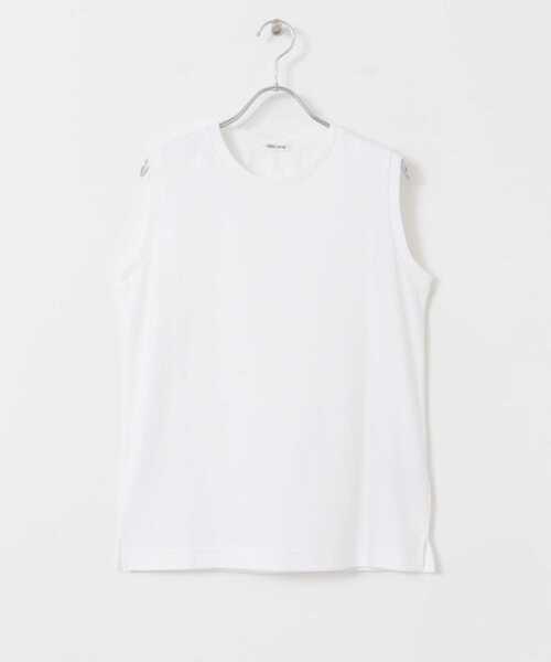 FORK&SPOON(フォークアンドスプーン)の「FORK&SPOON ノースリーブTシャツ(Tシャツ/カットソー・レディース・ブラック/オフホワイト/ホワイト系その他・1)」の9枚目の写真