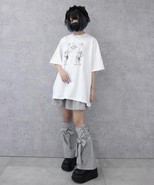 Whinny(ホワイニー)の「Whinny/空飛びエンジェルズ(Tシャツ/カットソー・レディース・サックスブルー/ブラック/ホワイト・FREE)」の20枚目の写真