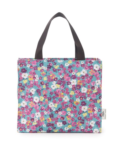 LAURA ASHLEY(ローラアシュレイ)の「【一部店舗限定/天面ファスナー】アンクロフト ディッツィー柄 スクエアトートS(トートバッグ・レディース・グリーン系その他2/ピンク系5・00)」の6枚目の写真