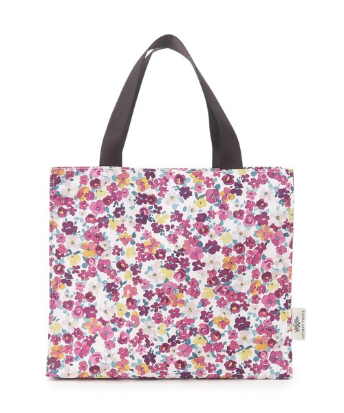 LAURA ASHLEY(ローラアシュレイ)の「【一部店舗限定/天面ファスナー】アンクロフト ディッツィー柄 スクエアトートS(トートバッグ・レディース・グリーン系その他2/ピンク系5・00)」の5枚目の写真
