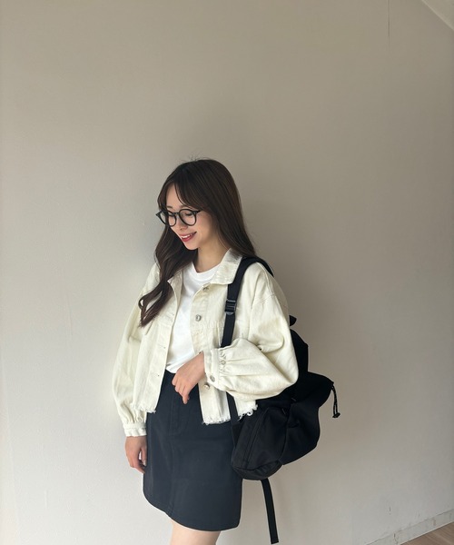 RiLi(リリ)の「ブラックデニムミニ【RL】(デニムスカート・レディース・ワンウォッシュ/ブラック・S/M)」の7枚目の写真