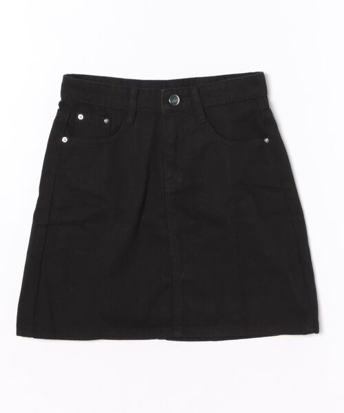 RiLi(リリ)の「ブラックデニムミニ【RL】(デニムスカート・レディース・ワンウォッシュ/ブラック・S/M)」の8枚目の写真