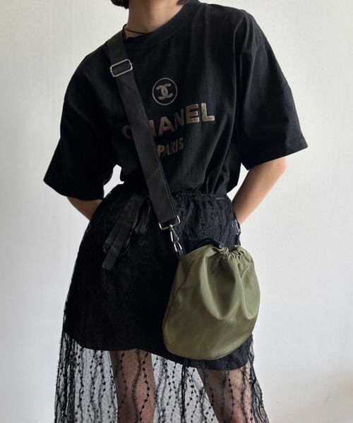Kotoe(コトエ)の「再入荷ナシ 【UNISEX】 ナイロンミニショルダーバッグ(ショルダーバッグ・レディース・カーキ/ブラック/イエロー・FREE)」の1枚目の写真