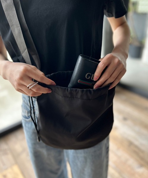 Kotoe(コトエ)の「再入荷ナシ 【UNISEX】 ナイロンミニショルダーバッグ(ショルダーバッグ・レディース・カーキ/ブラック/イエロー・FREE)」の21枚目の写真