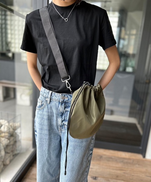 Kotoe(コトエ)の「再入荷ナシ 【UNISEX】 ナイロンミニショルダーバッグ(ショルダーバッグ・レディース・カーキ/ブラック/イエロー・FREE)」の20枚目の写真