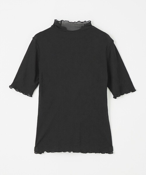 EMMEL REFINES（エメルリファインズ）の「＜EMMEL REFINES＞EM シアータートル ショートスリーブ（Tシャツ/カットソー・レディース・ダークグレー/オフホワイト/ブラック・FREE）」の6枚目の写真