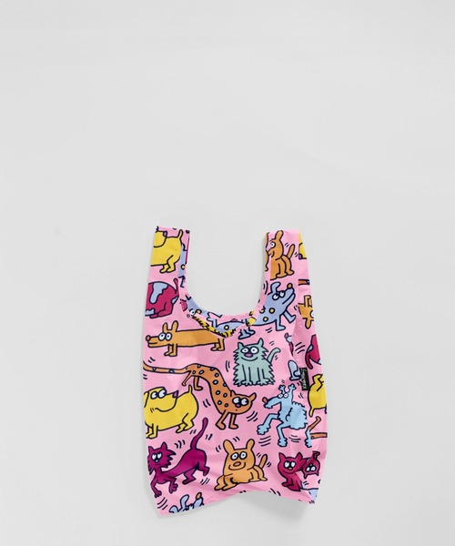 BAGGU(バグー)の「BABY BAGGU 538.KEITH HARING PETS(エコバッグ/サブバッグ・レディース・ピンク・FREE)」の2枚目の写真