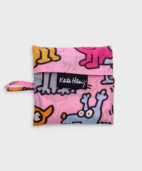BAGGU(バグー)の「BABY BAGGU 538.KEITH HARING PETS(エコバッグ/サブバッグ・レディース・ピンク・FREE)」の4枚目の写真