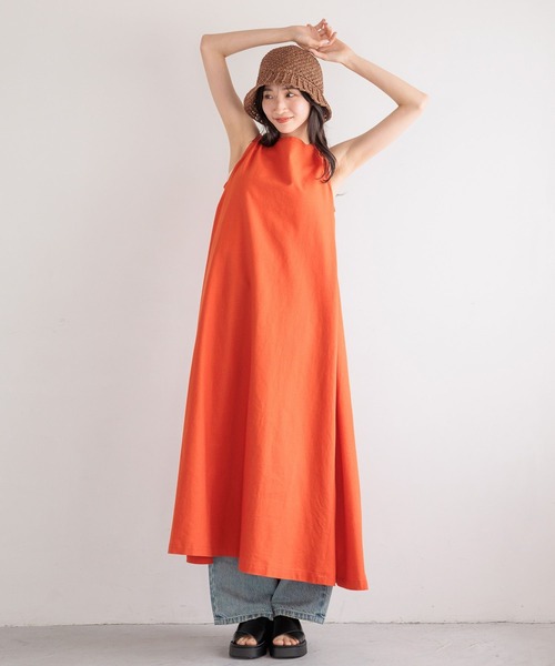 LOWRYS FARM HEBANE ワンピ　津軽海峡 LOWRYS FARM（ローリーズファーム）の「バックネジリワンピース