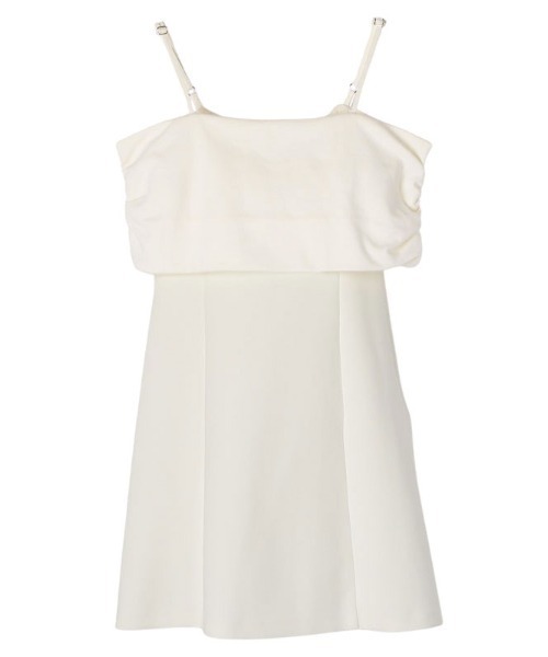 セール】バックリボンオフショルミニワンピース（ワンピース