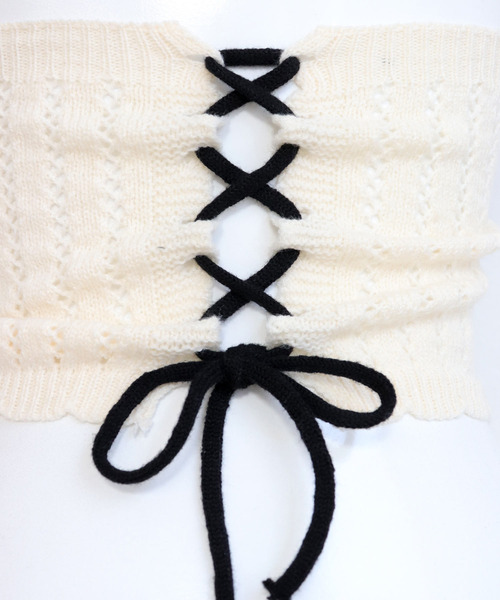 OSYAREVO（オシャレボ）の「ハイネックホルターネック ニット ビキニ 水着 レディース（水着・レディース・ブラック×ホワイト・MEDIUM/LARGE/X-LARGE）」の19枚目の写真