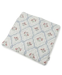ローラアシュレイイギリス老舗　一面刺繍枕クッション　フェザーパッド　新品 LAURA ASHLEY（ローラアシュレイ）の「ボタニカル刺しゅう