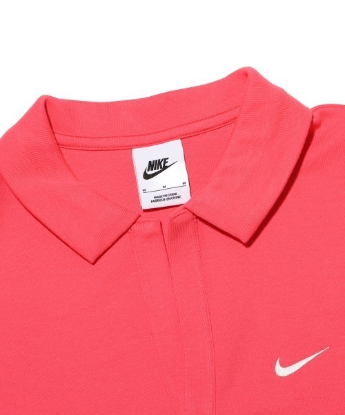 NIKE(ナイキ)の「NIKE AS W NSW ESSNTL SS POLO CRP TO / ナイキ ウィメンズ NSW エッセンシャル S/S ポロ 【SP】(ポロシャツ・レディース・ブルー/ピンク/ベージュ・S/M/XS)」の6枚目の写真