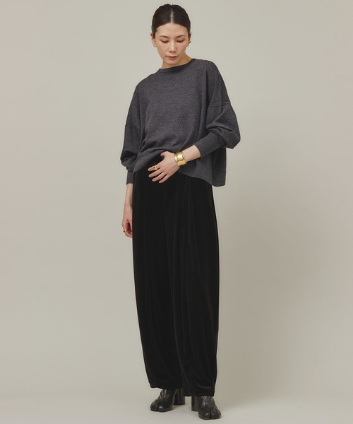 カレンソロジー⭐︎ベロアドロストパンツ　 ブラック Curensology(カレンソロジー)/ベロアドロストパンツ（その他