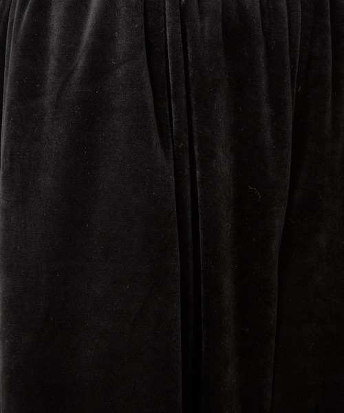 カレンソロジー⭐︎ベロアドロストパンツ　 ブラック Curensology パンツ Curensology(カレンソロジー)/ベロア