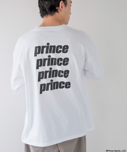 LOWRYS FARM(ローリーズファーム)の「プリンスプリントTSS 132475(Tシャツ/カットソー・メンズ・ネイビー/オフホワイト/イエロー・MEDIUM/LARGE)」の5枚目の写真