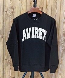 AVIREX(ABbNX)CREW NECK SWEAT LOGO(XEFbg)