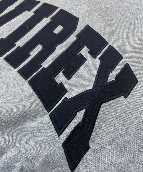 AVIREX（アヴィレックス）の「CREW NECK SWEAT LOGO（スウェット・メンズ・ネイビー/グレー/ブラック・L/XL/XXL/M）」の8枚目の写真