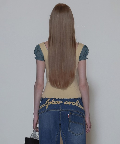 SCULPTOR（スカルプター）の「Puff Sleeve Top/パフスリーブトップ（T