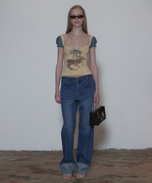 SCULPTOR（スカルプター）の「Puff Sleeve Top/パフスリーブ