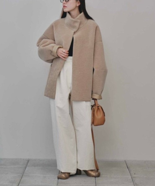 TODAYFUL（トゥデイフル）の「TODAYFUL Standcollar Boa Jacket