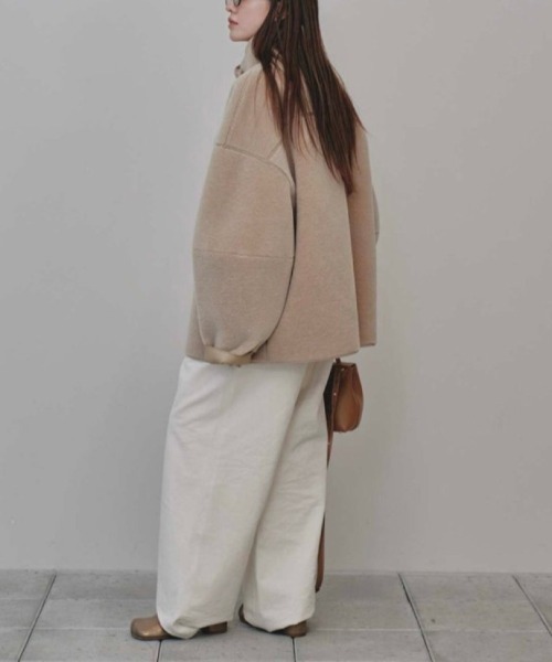 TODAYFUL（トゥデイフル）の「TODAYFUL　Standcollar Boa Jacket スタンドカラーボアジャケット/12220006（その他アウター・レディース・ベージュ/キナリ・36/38）」の13枚目の写真