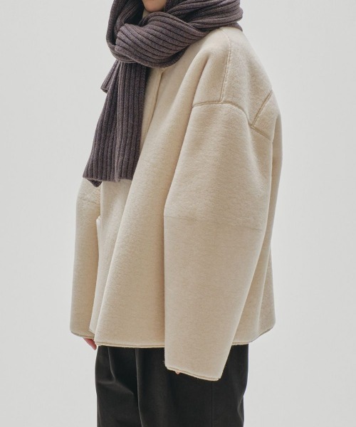 TODAYFUL（トゥデイフル）の「TODAYFUL　Standcollar Boa Jacket スタンドカラーボアジャケット/12220006（その他アウター・レディース・ベージュ/キナリ・36/38）」の20枚目の写真